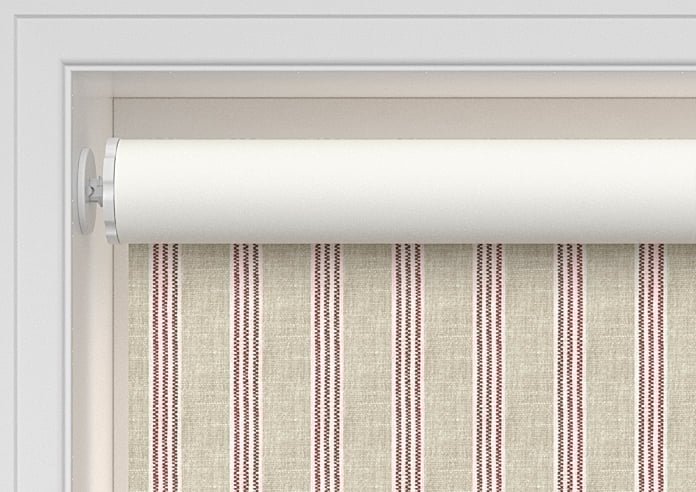 Emily Bond George Stripe Print, Red - Twist&Fit Roller Blind - Image 9